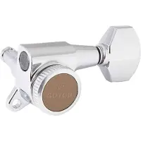Gotoh SG381 07 MG-T Chrome mécaniques à blocage 3x3 (lot de 6)