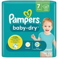 Pampers Baby Dry Gr.7 Extra Large 15+kg Single Pack Windeln (Taille 7, 20 pcs)