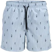 JJ REBEL Shorts de bain 'JREBHAWAII' bleu clair