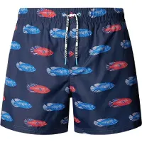Pepe Jeans Dotted Fish Swimming Shorts Bleu L Homme