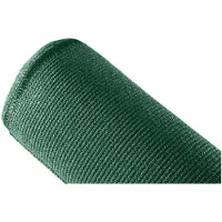 Nature : Claustra anti-vent en HDPE, tissée, anti-UV, de couleur verte, 200 g/m², avec œillets, dimensions : 1 x 10 mètres