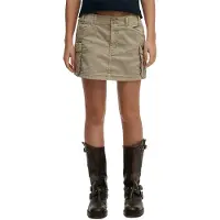 Superdry Cargo Mini Skirt Beige 2XS Femme