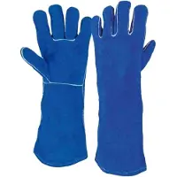 Ks Tools Schweißer-Lederhandschuhe lang, XL (985.7040)