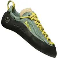 La Sportiva Mythos Eco Climbing Shoes Vert,Noir EU 35 1/2 Femme