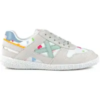 Munich Mini Goal 1627 Trainers Blanc,Gris EU 36 Enfants