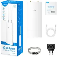 Cudy LT500 routeur sans fil Fast Ethernet Dual-band (2.4 GHz / 5 GHz) 4G White