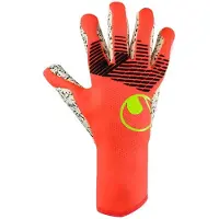 Uhlsport Fangmaschine Supergrip+ Finger Surround Goalkeeper Gloves Rouge,Orange 9.5