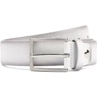 Suitable Ceinture Structure En Cuir Blanche