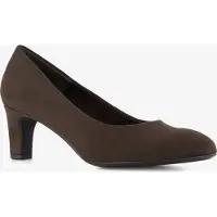 Tamaris Escarpins pour femme à talon bloc classique, vegan 1-22418-41, pointure : 37 EU, couleur : marron