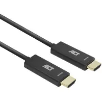 ACT Ak3891 Premium High Speed 4kctive Optical V2.0 Lszh Hdmi Cable 25 M Doré