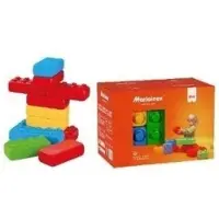 Marioinex Brick Building Blocks Construction Game 12 Pieces Multicolore Enfants