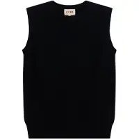 GOBI Cashmere Cardigan 'Women's Timeless Cashmere Crewneck Vest' noir