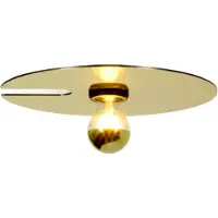 Wever & Ducre Mirro Lampe Murale/Plafonnier Mirro 1.0 | Black Matt|Light Gold