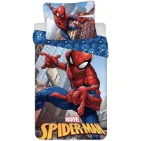 Javoli Spiderman Kleinkind Bettbezug City - 100 x 135 cm - Baumwolle