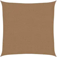 vidaXL Voile d'ombrage 160 g/m² Taupe 2,5x2,5 m PEHD