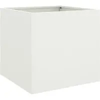 vidaXL Jardinière blanc 42x40x39 cm acier