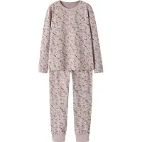 Name It Kids Pyjama olive / violet pastel / rosé / rouge foncé