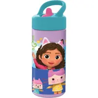Gabby's Dollhouse Gourde - 410 ml - Bouteille d'eau à bec verseu - - UneTaille - Gourde