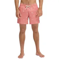 Quiksilver Stretch Printed Volley 16´´ Swimming Shorts Rose XL Homme