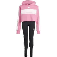 Adidas Survêtement 'Essentials Tiberio' rose / noir / blanc