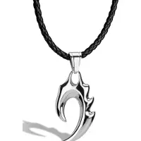SERASAR Chaîne 'Flame' argent