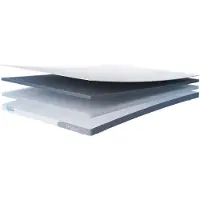Cloudpillo Original Topper 90x200 - Surmatelas - Couche de soutien adaptative - 4 saisons - Muni d'élastiques - Surmatelas