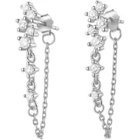 Hey Happiness Boucles d'oreilles 'Radiant Blossom' argent