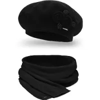Vivisence Bonnet '7037 Set' noir