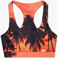 Blue Sky Inn Soutien-gorge de sport 'Tropical Sunset Bra top' orange foncé