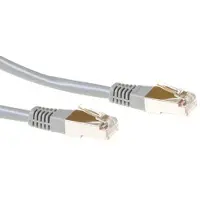 ACT Câble patch réseau F/UTP, CAT5E, RJ-45 - RJ-45, 3,0 m, gris