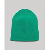 Superdry Homme Logo Brodé Vintage Bonnet, Vert