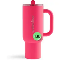 Waterdrop Explorer Tumbler gobelet en acier inoxydable avec paille (édition limitée) Neon Pink 1 pcs