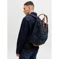 Jack & Jones Sac à dos 'JACPASCAL' bleu outremer / marron