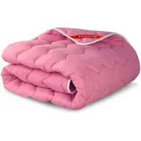 AIO Factory Couette 180x200 cm toutes saisons antiallergique microfibre rose silicone