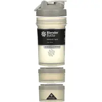 BlenderBottle ProStak Pro shaker de sport + pot de conservation teinte/couleur Smoke Grey 650 ml
