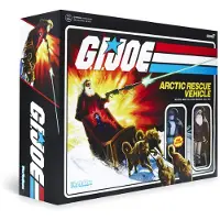 Super7 - G.I. Joe Reaction Figures - Arctic Rescue Vehicle (Snake Eyes & Blind W
