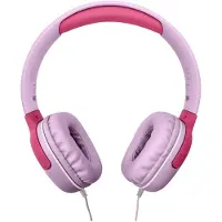 Ginza.se KidsBeat 2 Casque volume limité max 85dB Connecteur 3,5 mm Rose