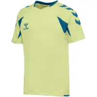 Hummel T-Shirt fonctionnel jaune pastel / pétrole