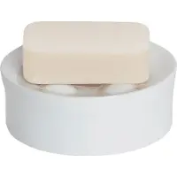Spirella Accessoire à Poser Opera Relief Porte-Savon Blanc - Porcelaine