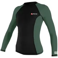Abysstar Malibu Rashguard à manches longues Vert XL Femme Vert XL