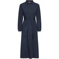 Ichi Robe-chemise 'FANTY' bleu foncé