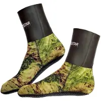 Abysstar Mimetico Evo Booties 3 Mm Vert EU 44-45