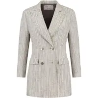 Vulto Blazer 'Silk Linen Jacket' beige