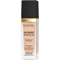 Eveline Cosmetics Wonder Match fond de teint liquide longue tenue à l'acide hyaluronique teinte 16 Light Beige 30 ml