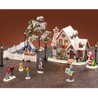 Lemax WHITE CHRISTMAS SET CON ALIMENTATORE 4.5V ¿ LEMAX COD. 56671