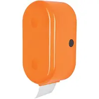 Spirella Dérouleur papier WC Cube - 30x15x13cm - Orange