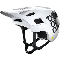 POC - Casque de VTT - Kortal Race MIPS Hydrogen White/Uranium Black Matt - Taille 55-58 cm - Blanc