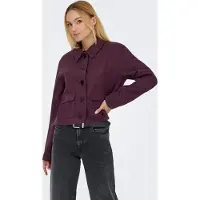 JDY Veste mi-saison 'JDYCallie' aubergine