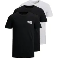 Jack & Jones T-Shirt 'JJECorp' marine / gentiane / noir / blanc