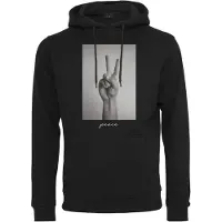 Mister tee Peace Sign Hoodie Noir M Homme